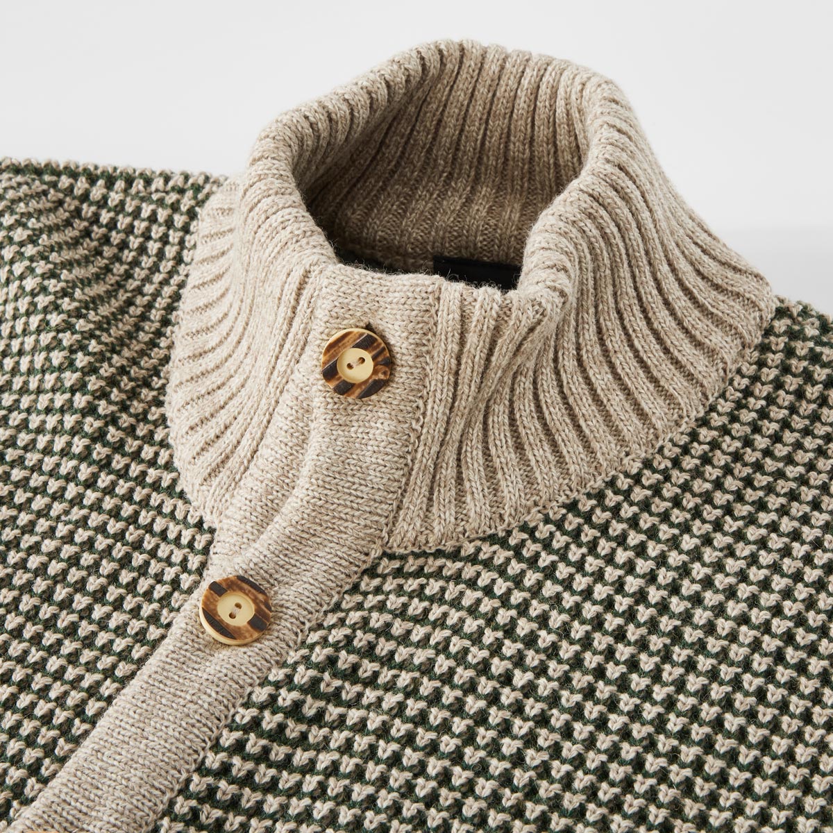 Orbis Trachten-Strickjacke mit Struktur grün