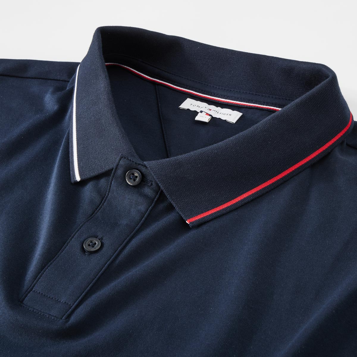 Tommy Hilfiger Poloshirt mit Kontrastdetails marine
