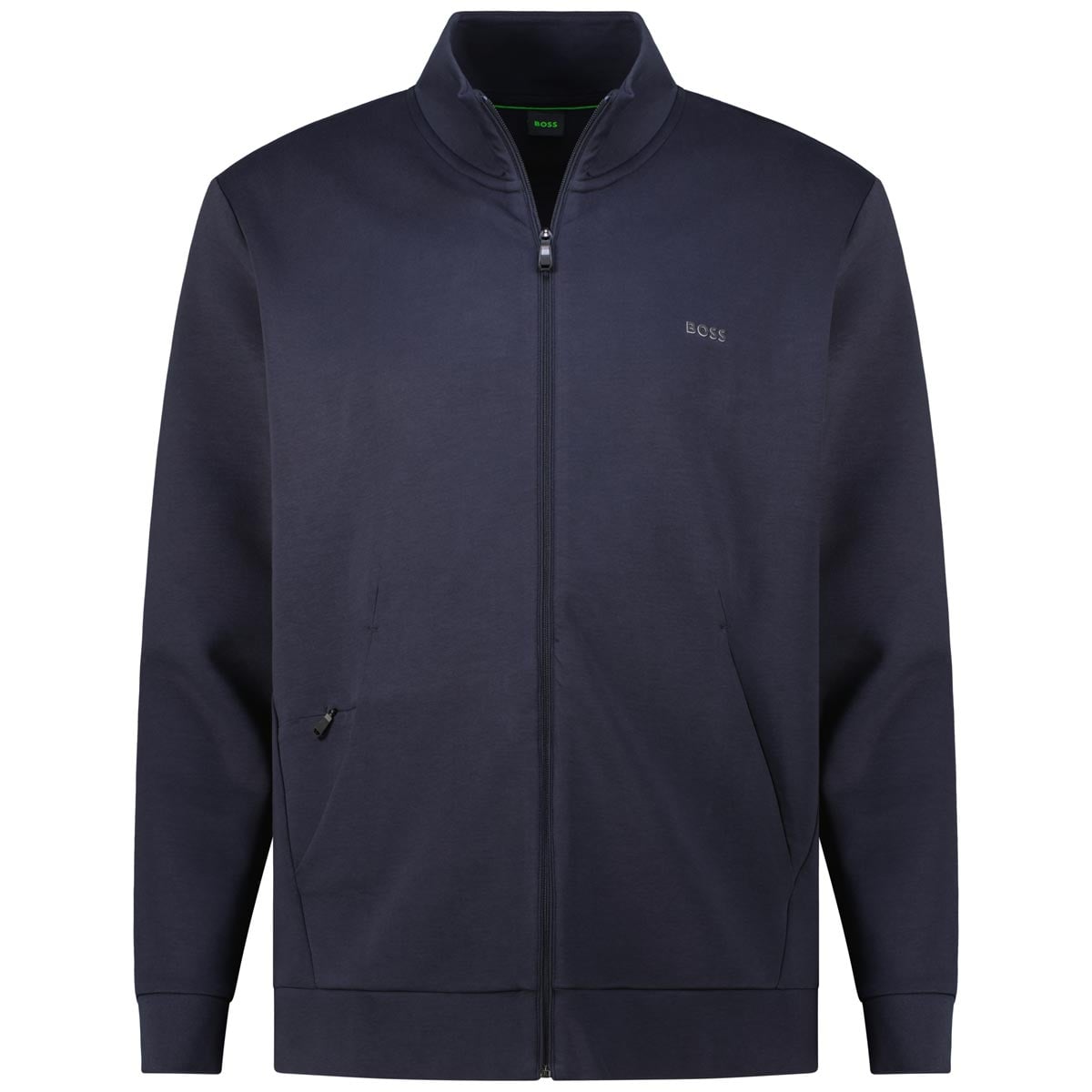 BOSS Sweatjacke mit Elasthan dunkelblau BOSS Sweatjacke mit Elasthan dunkelblau