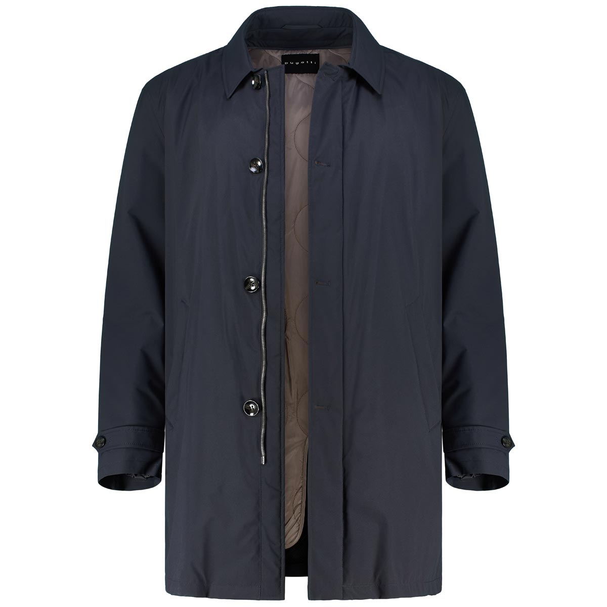 bugatti Kurzmantel mit heraustrennbarem Innenfutter, wasserabweisend dunkelblau