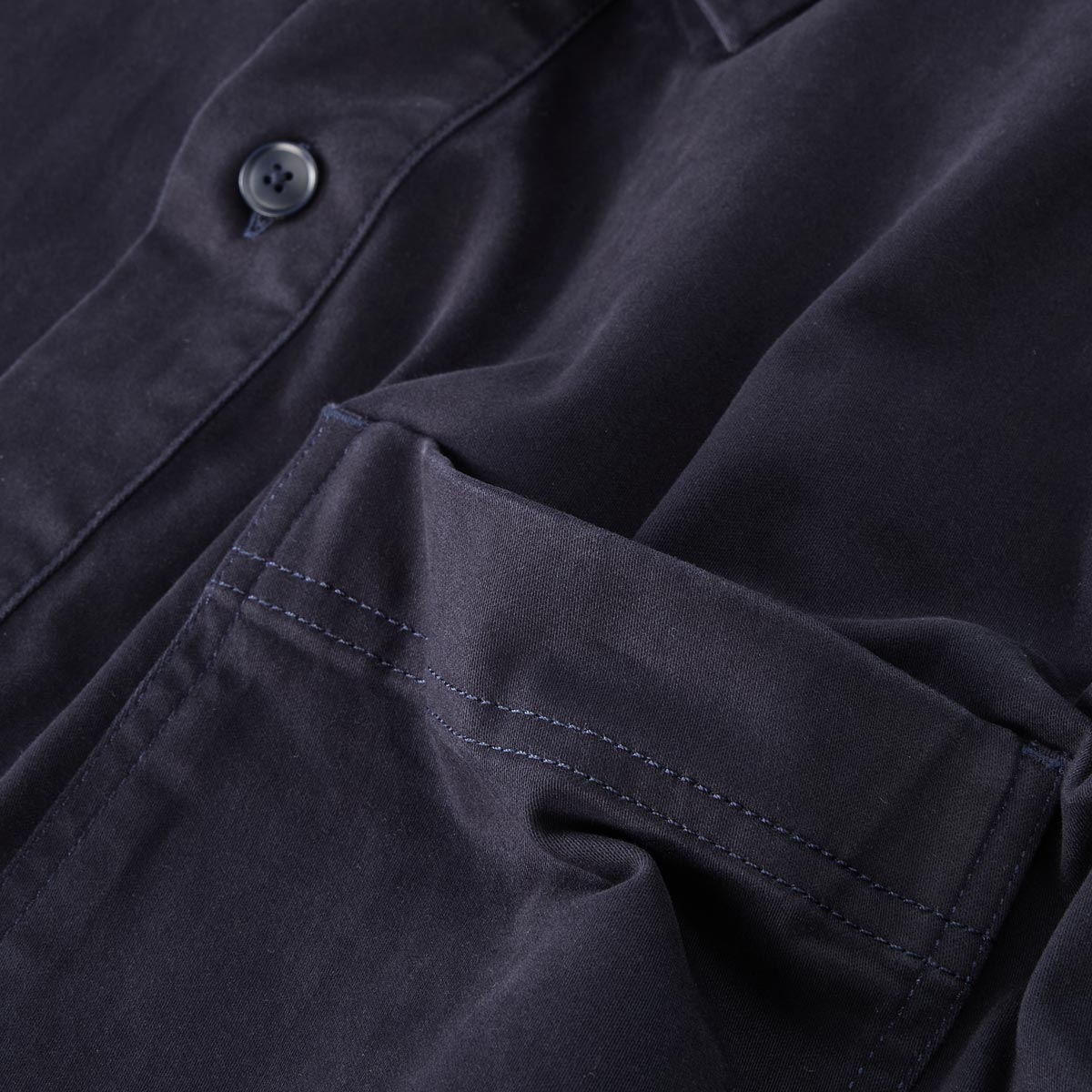 BOSS Overshirt mit Stretch dunkelblau