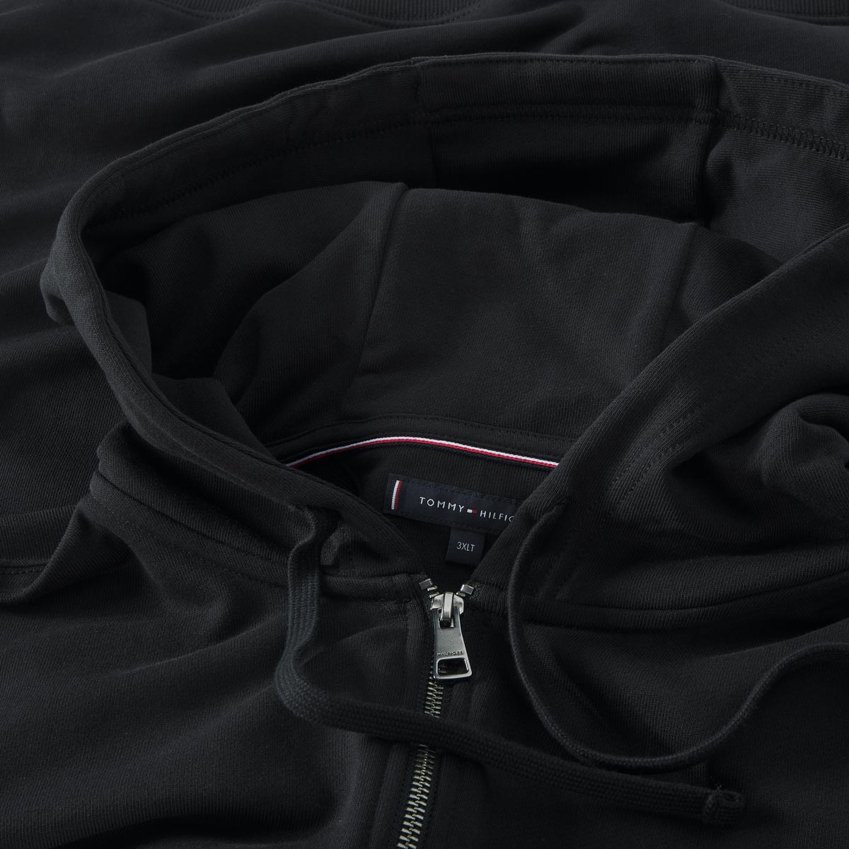 Tommy Hilfiger Kapuzenjacke aus Baumwolle schwarz