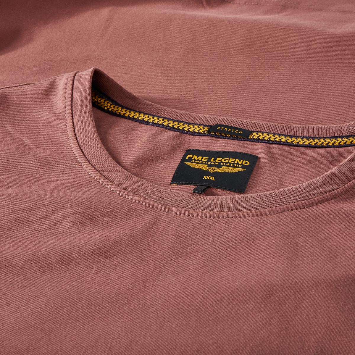 PME LEGEND T-Shirt mit Elasthan dunkelrot