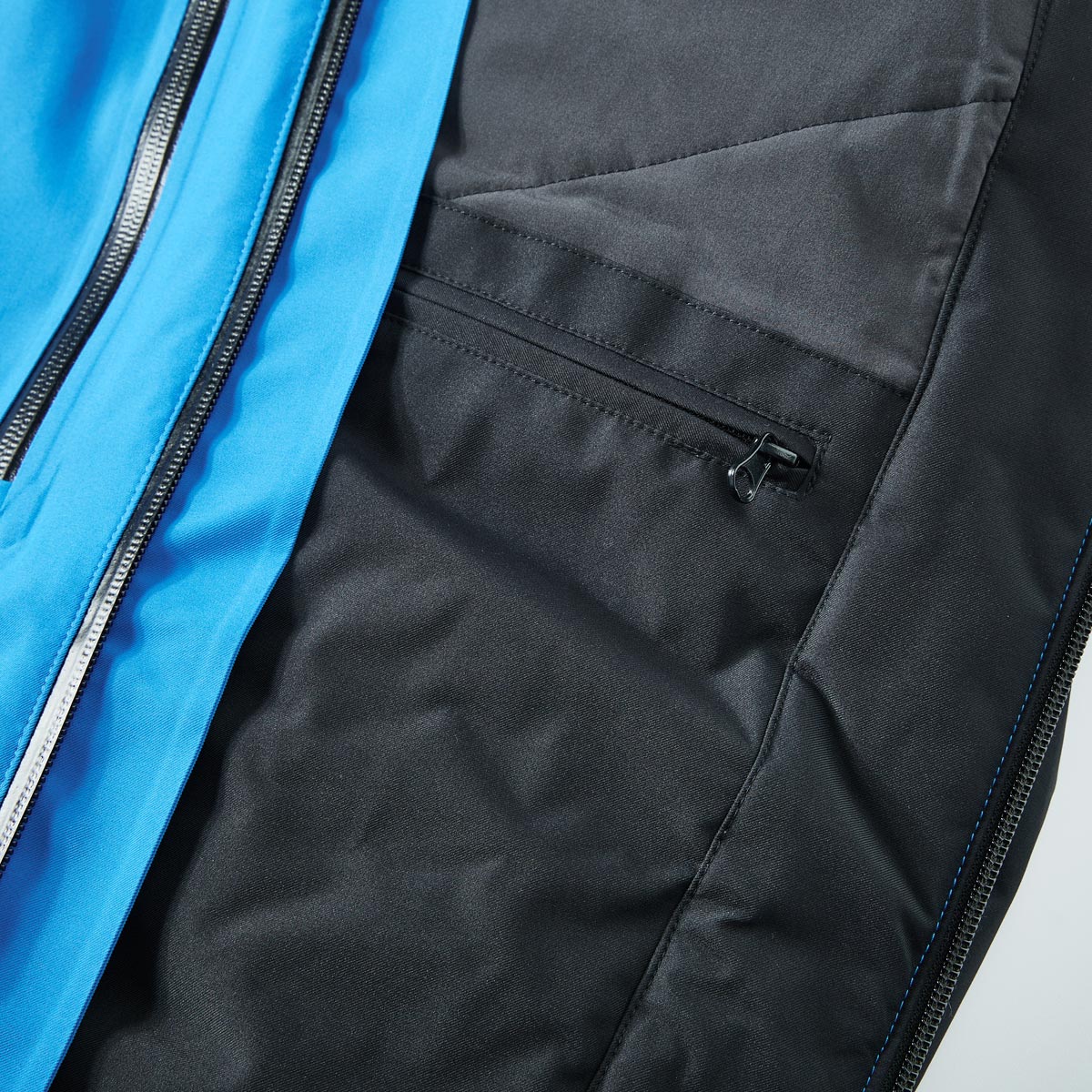 Maier Sports Skijacke „Golte“ mit Stretch, wasserdicht blau/schwarz