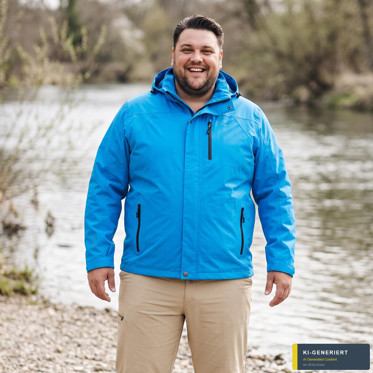 Blue Wave Funktionsjacke, wind- und wasserdicht azur