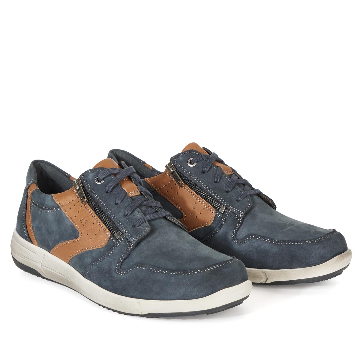 JOSEF SEIBEL Halbschuh "Enrico 20" mit Wechselfußbett, extraweit  mittelblau