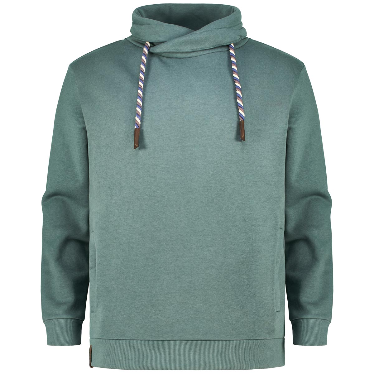 RAGMAN Sweatshirt aus Baumwollmischung Farbe dunkelgrün Größe: 3XL günstig online kaufen