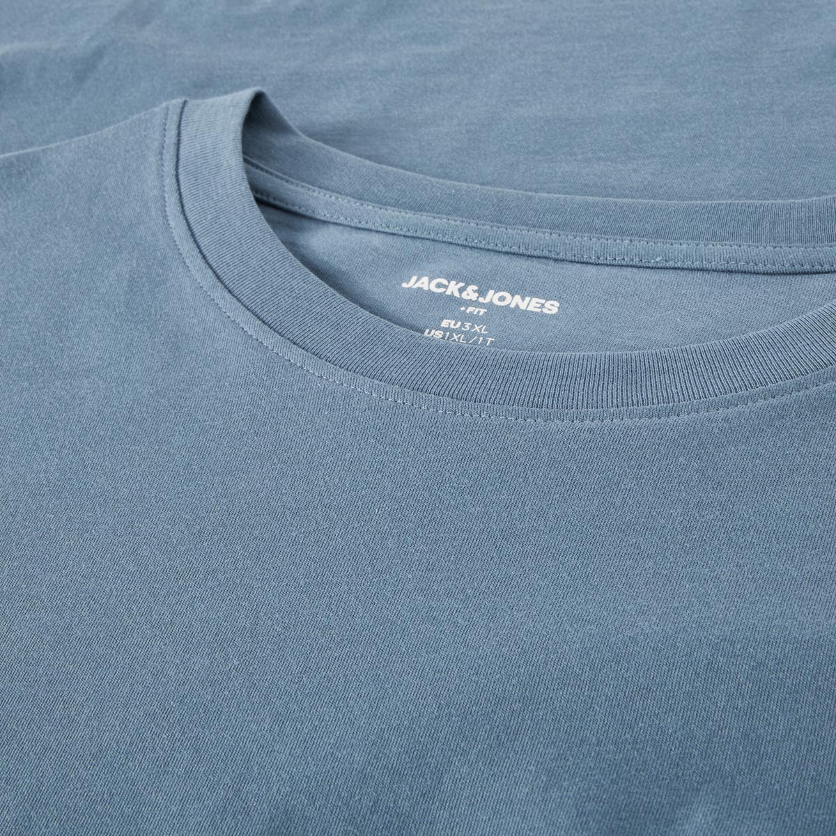 Jack&Jones T-Shirt mit Label-Print jeansblau