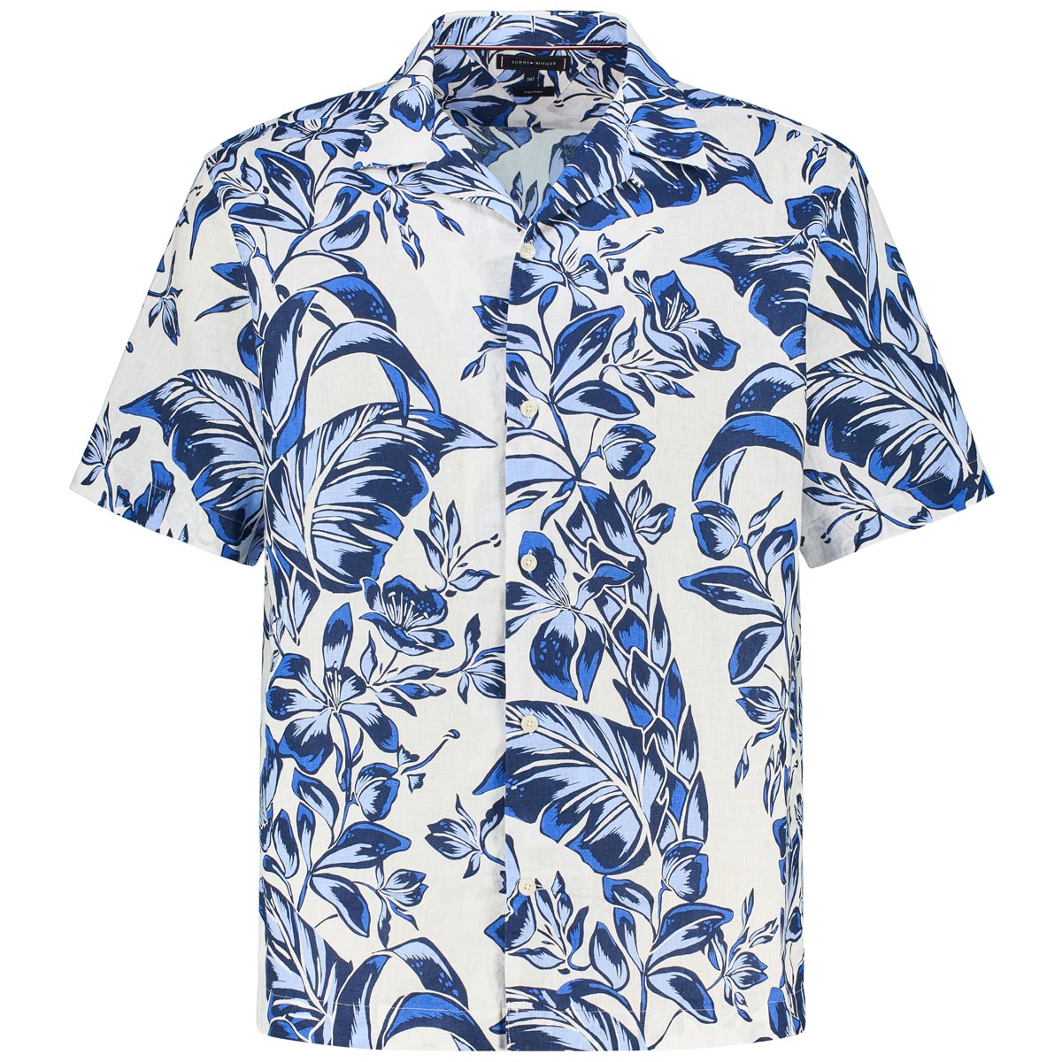 Tommy Hilfiger Freizeithemd aus Leinen Farbe weiß Größe: 3XL günstig online kaufen