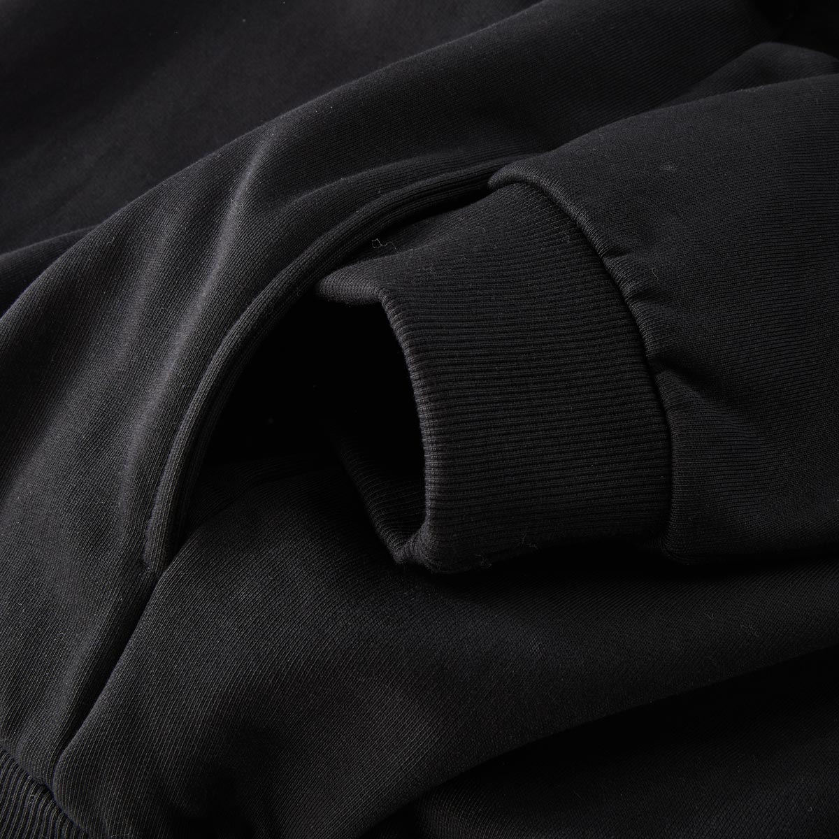 North Sweatjacke mit Fleece-Innenseite schwarz