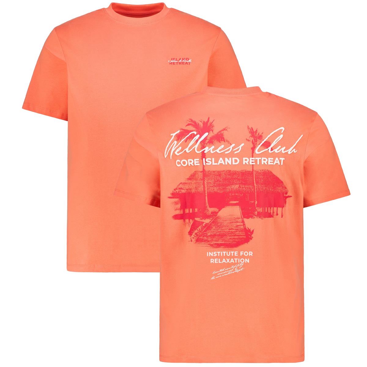 T-Shirt mit Print auf Vorder- und Rückseite