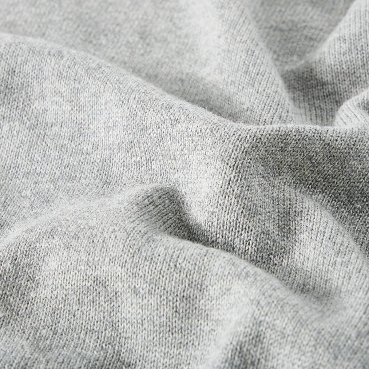 Pfundskerl Feinstrickpullover aus Baumwolle hellgrau