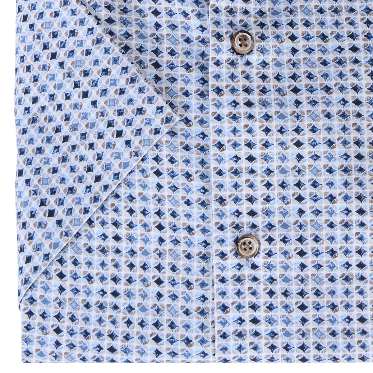 CASA MODA Businesshemd, kurzarm, pflegeleicht beige