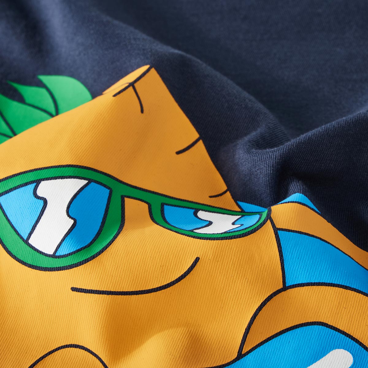 Pfundskerl T-Shirt mit Motiv-Print dunkelblau