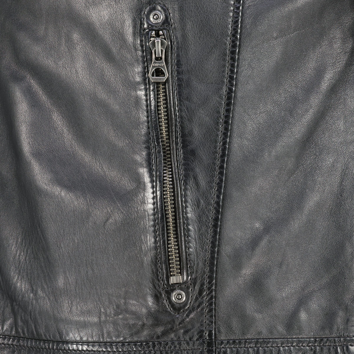 Gipsy Lederjacke im Biker-Stil schwarz