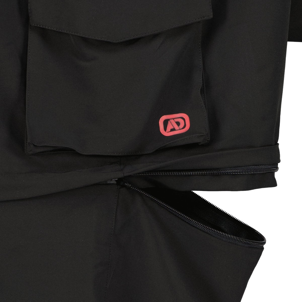 ADAMO Zipp-off Hose mit Cargo-Tasche schwarz ADAMO Zipp-off Hose mit Cargo-Tasche schwarz