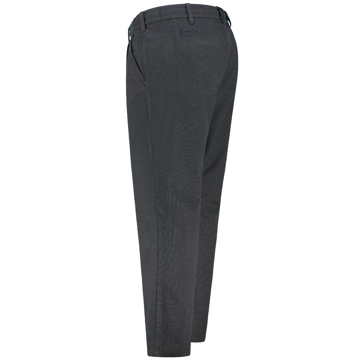 s.Oliver Stretch-Chinos in Wolloptik schwarz