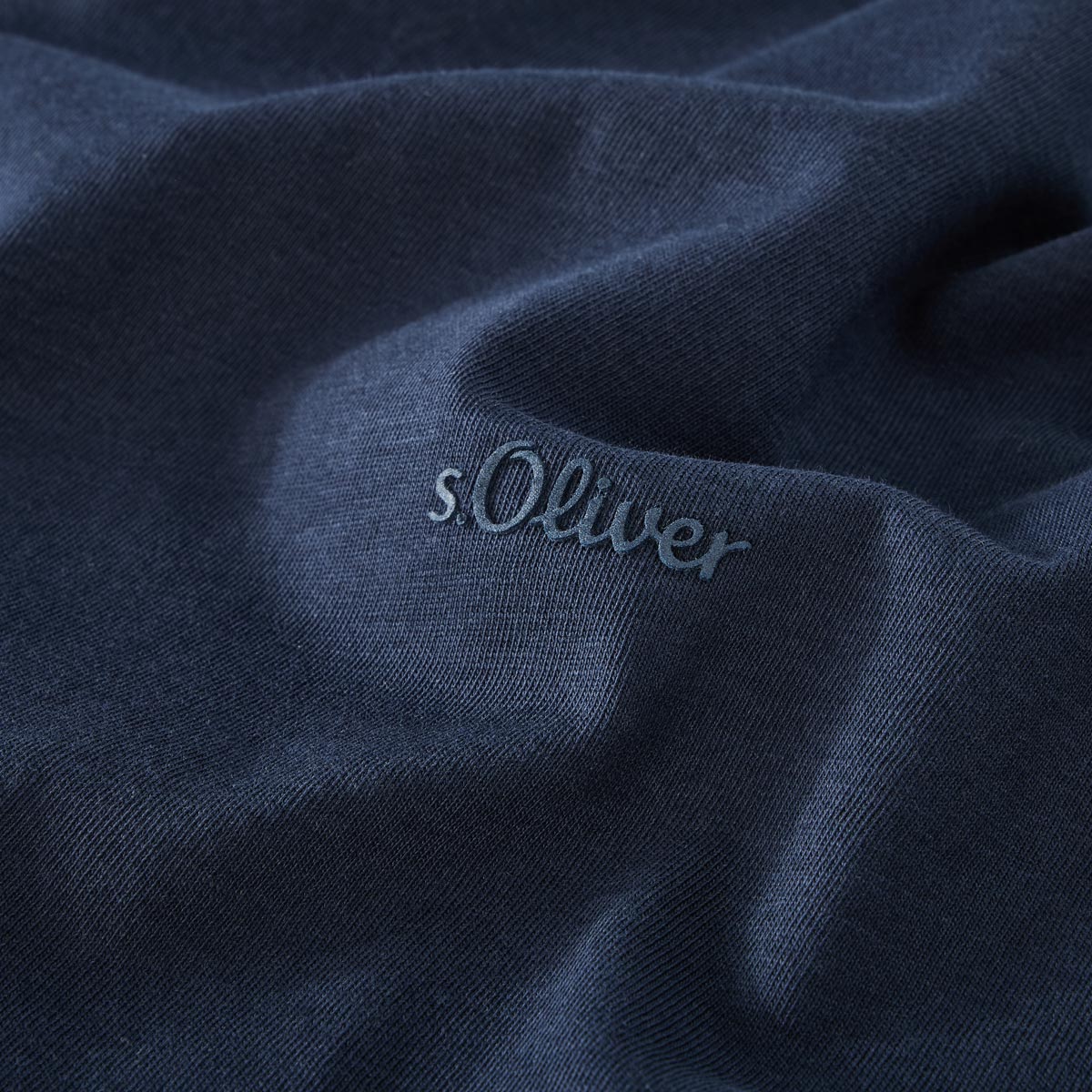s.Oliver T-Shirt aus Baumwolle blau
