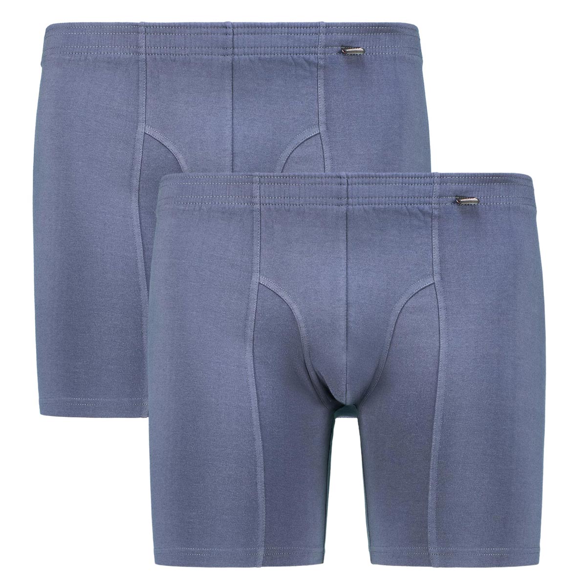 ADAMO Doppelpack Pants mit längerem Bein jeansblau