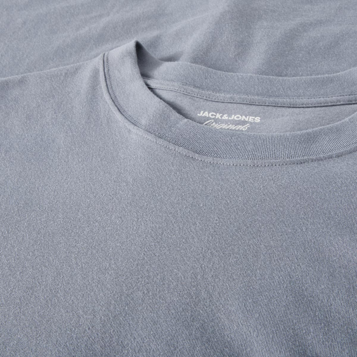 Jack&Jones T-Shirt mit Print auf Vorder- und Rückseite hellblau