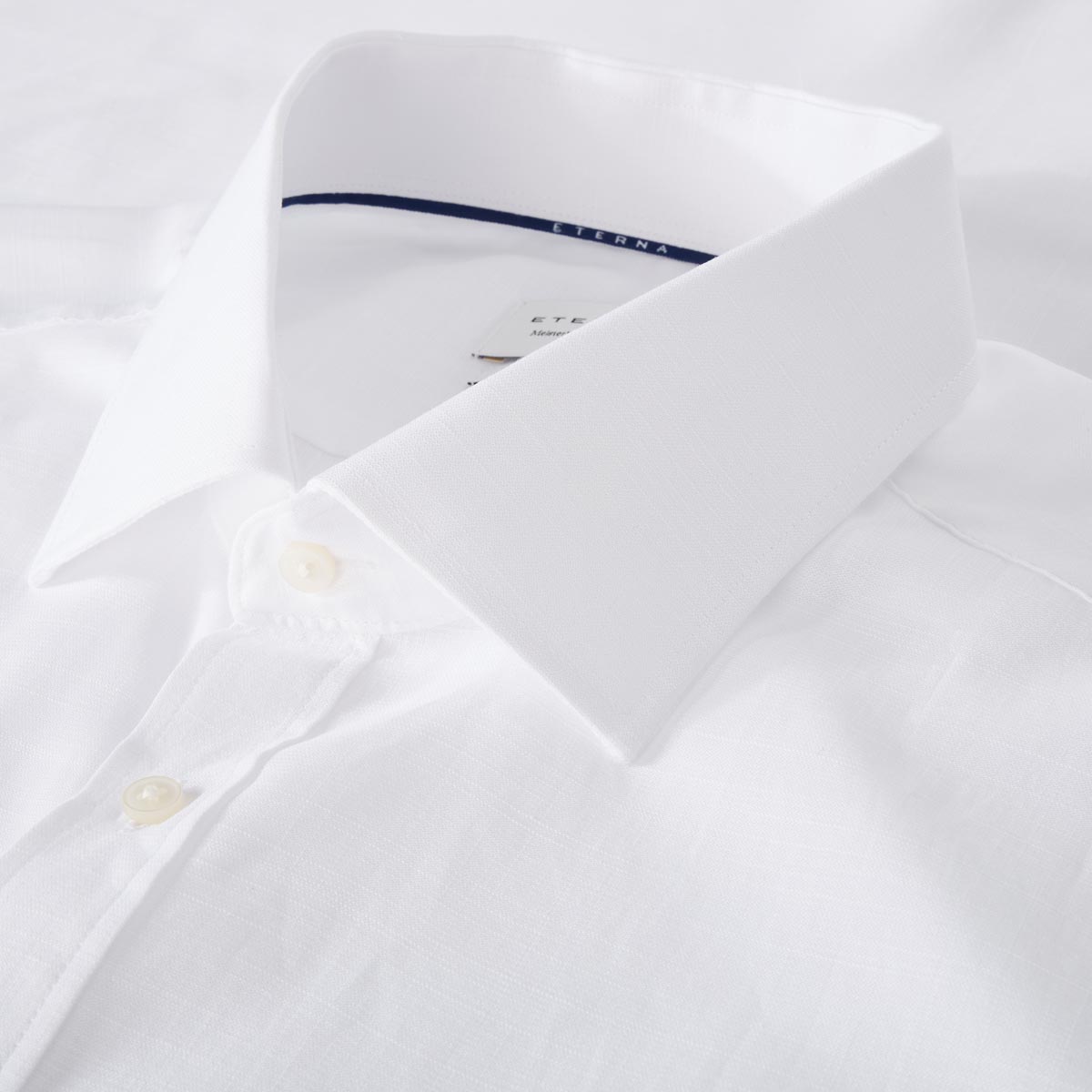 ETERNA Businesshemd aus Baumwollmix, bügelfrei weiß