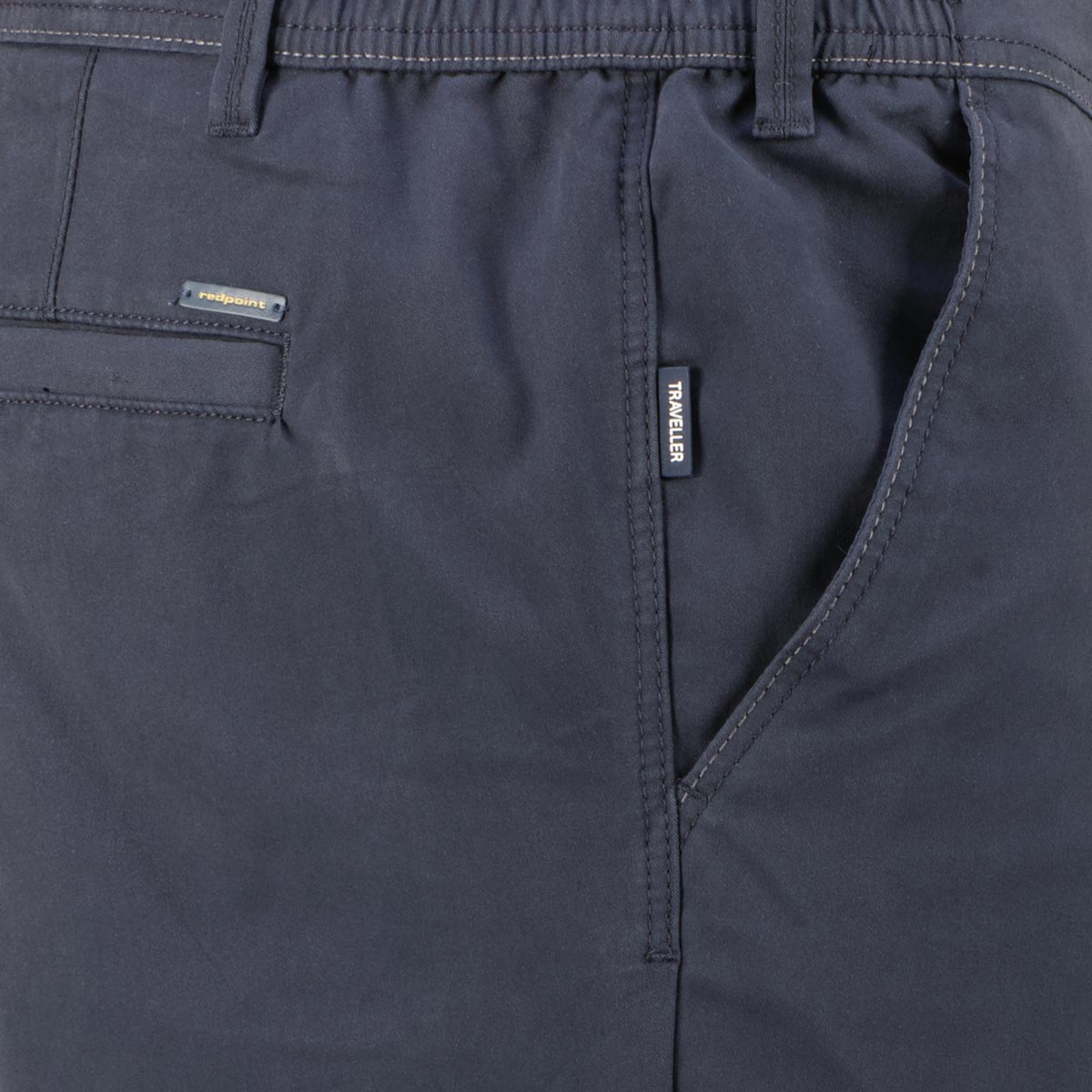 Redpoint Superstretch-Chinos "Hamilton", Tapered Fit, bügelfrei dunkelblau