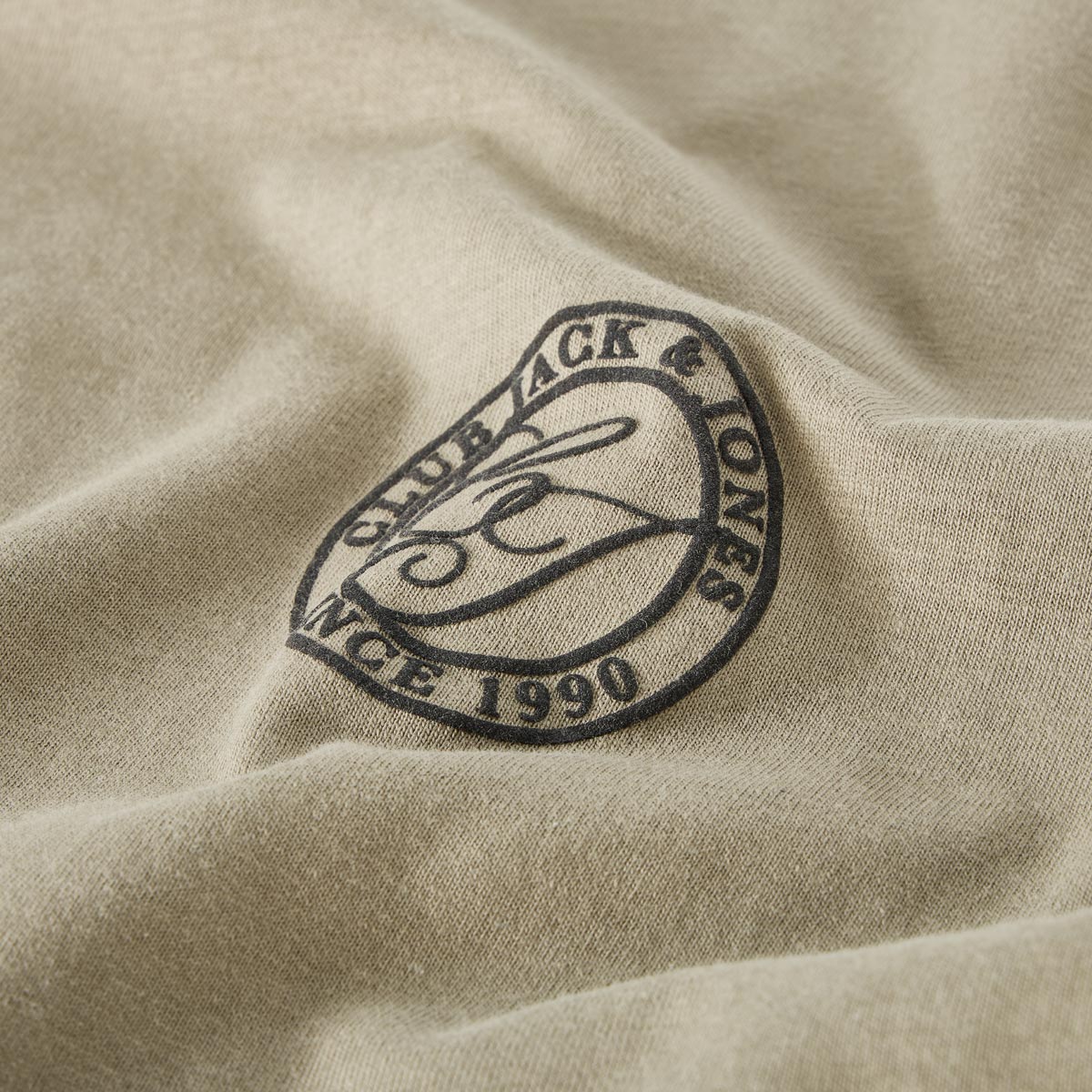 Jack&Jones T-Shirt aus Biobaumwolle oliv