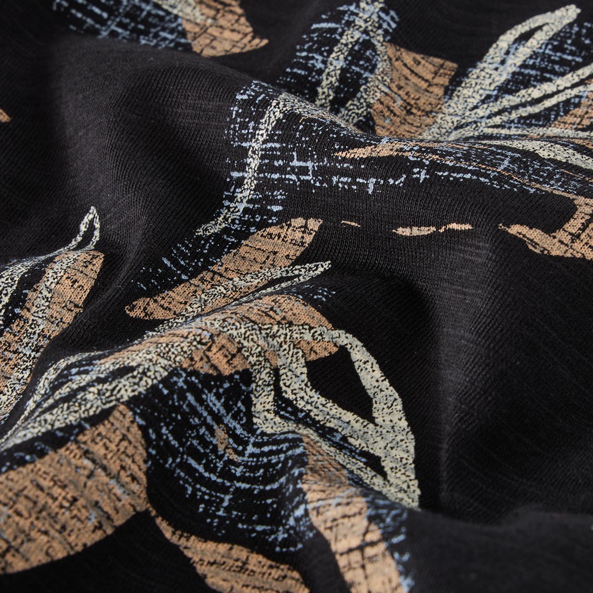 Jack&Jones T-Shirt mit Allover-Muster schwarz