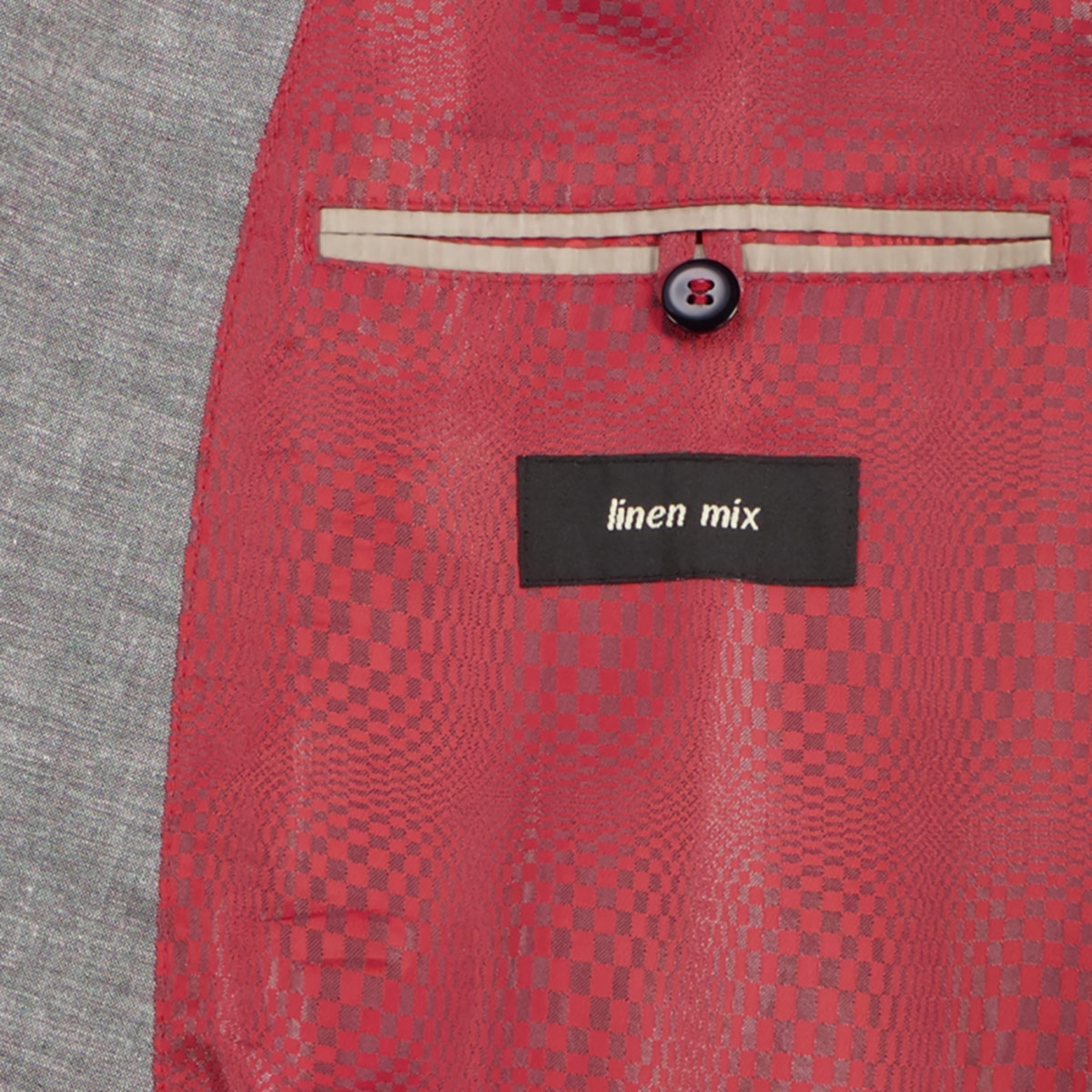 Weis Leichtes Sakko "Diego" aus Leinenmischung grau