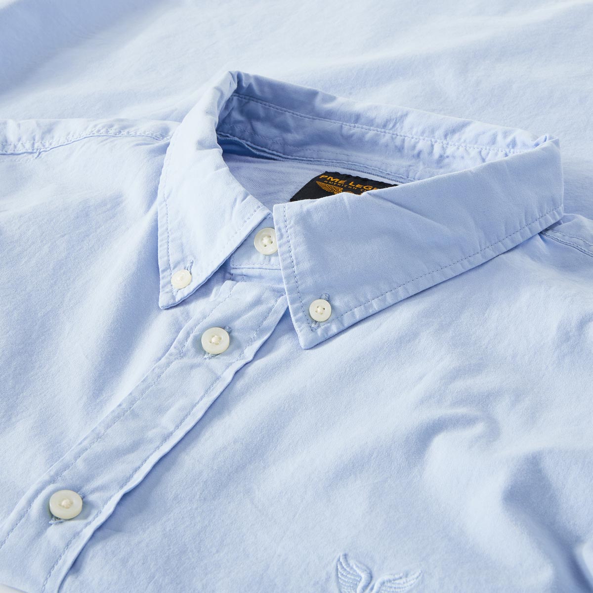 PME LEGEND Freizeithemd aus Baumwolle blau