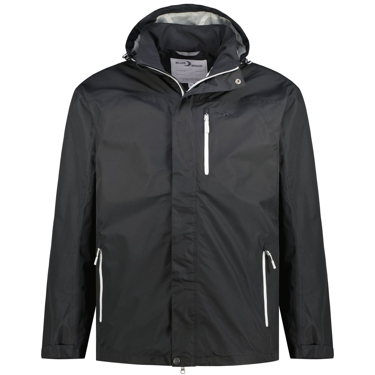 Blue Wave Funktionsjacke, wind- und wasserdicht schwarz Blue Wave Funktionsjacke, wind- und wasserdicht schwarz