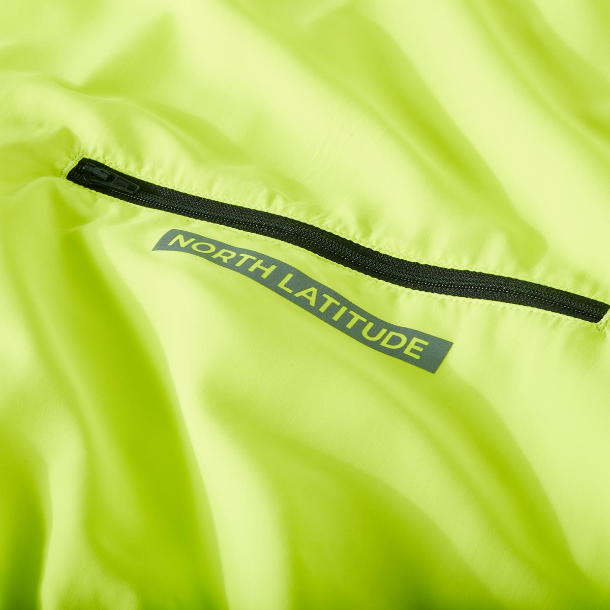 North Ultraleichte Radjacke mit reflektierenden Elementen, winddicht grün