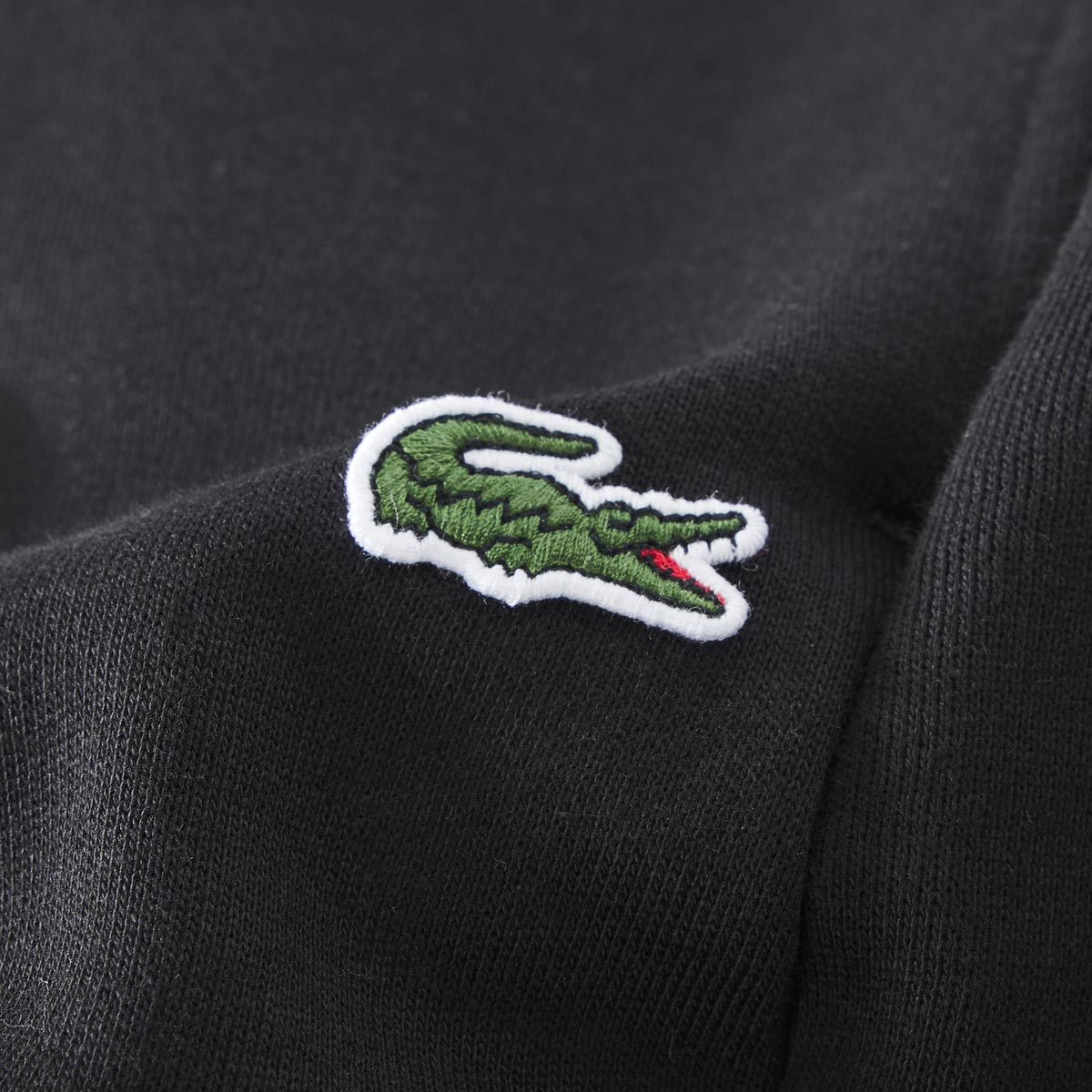 LACOSTE Jogging-Hose aus Baumwollmischung schwarz