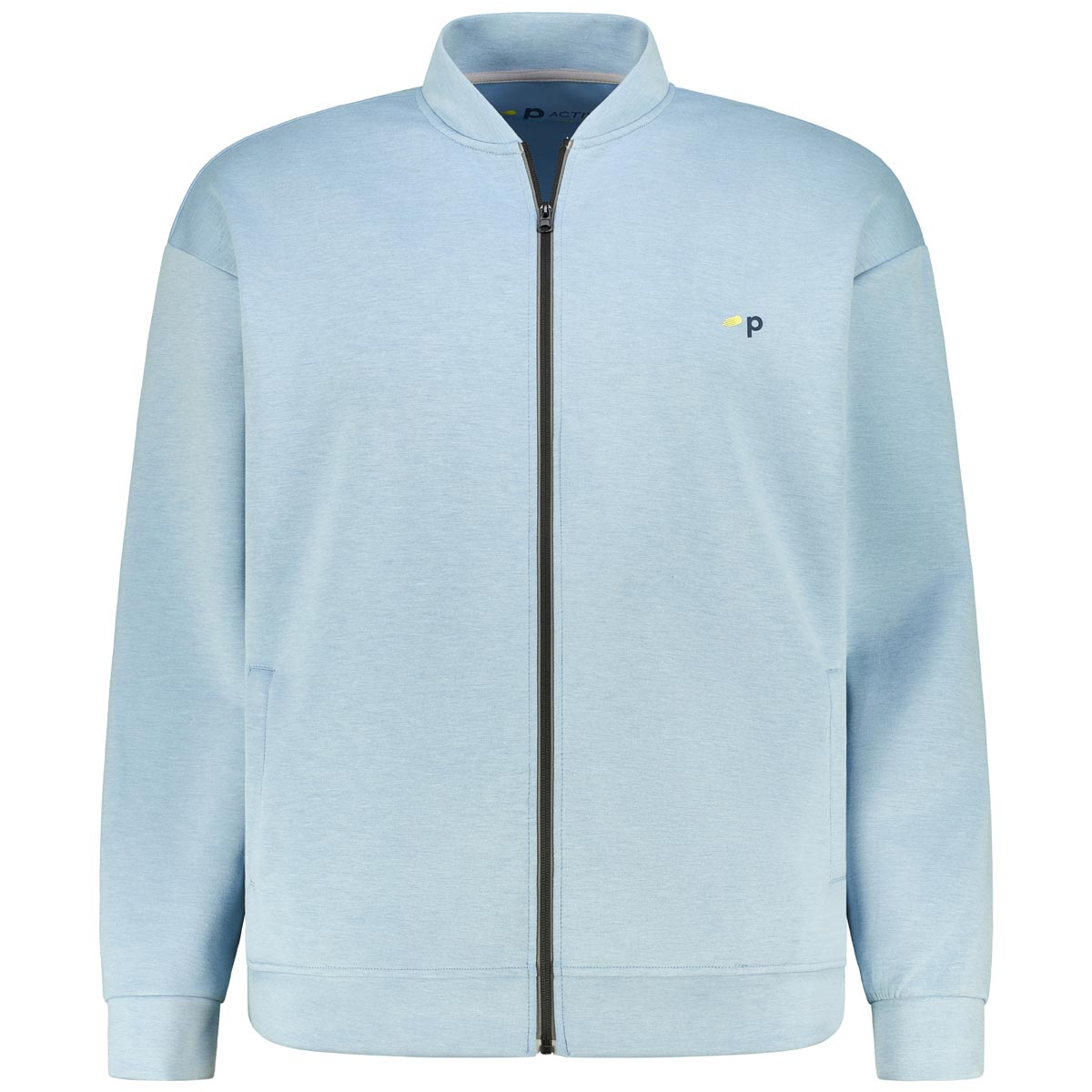 Pfundskerl p ACTIVE Sweatjacke, elastisch, weich und leicht Farbe hellblau günstig online kaufen