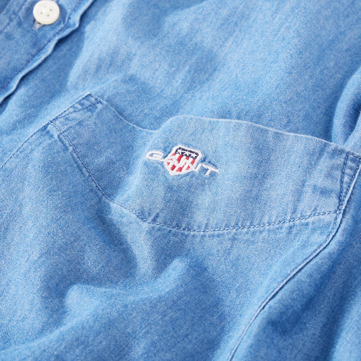 Gant Jeanshemd hellblau