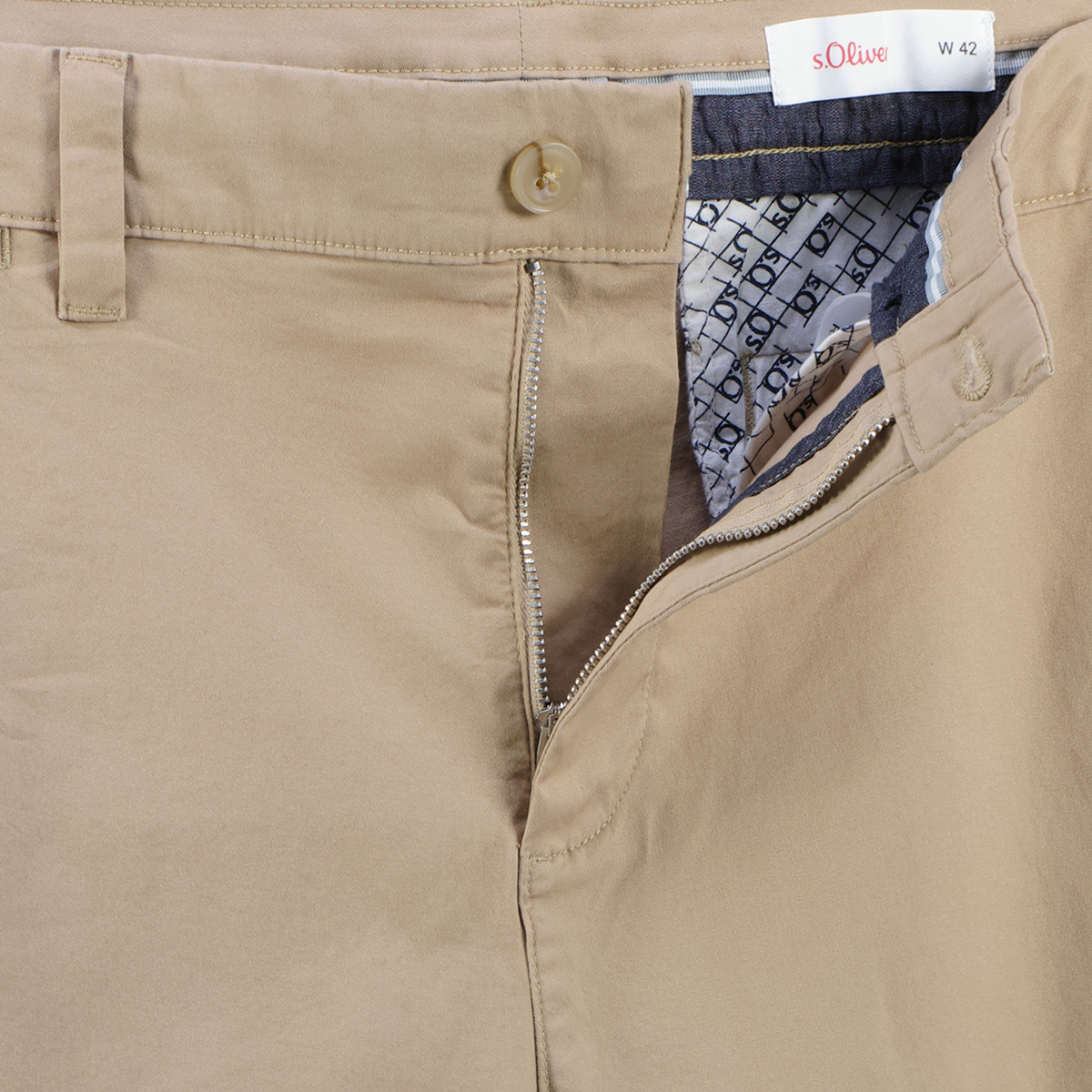 s.Oliver Chino-Shorts beige