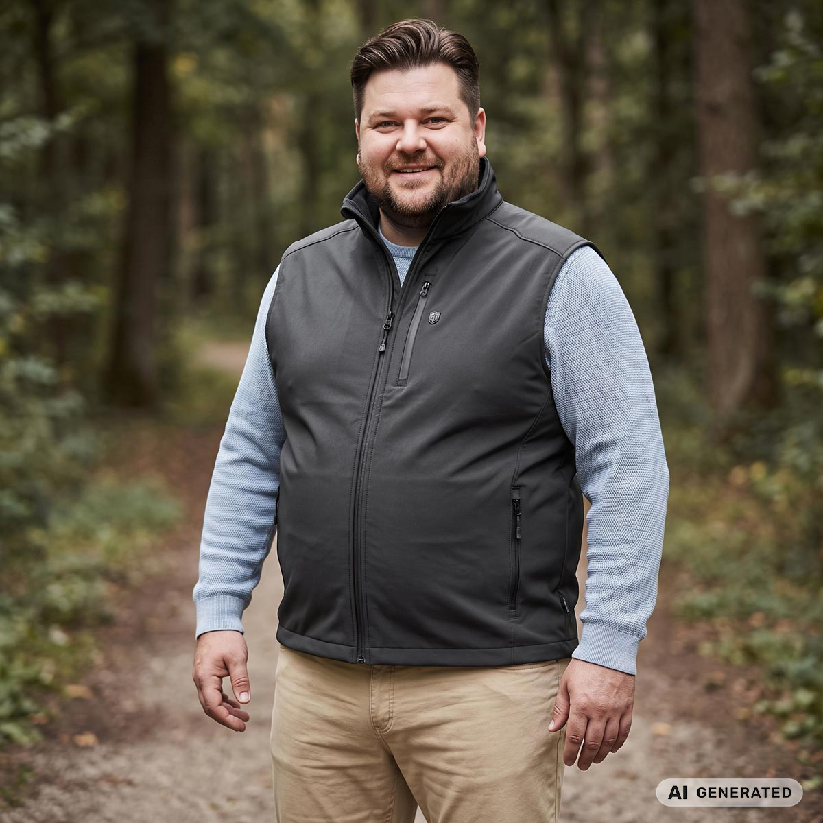 Wellensteyn Softshellweste "Alpinus-Vest"  mit Stretch, wasserabweisend schwarz