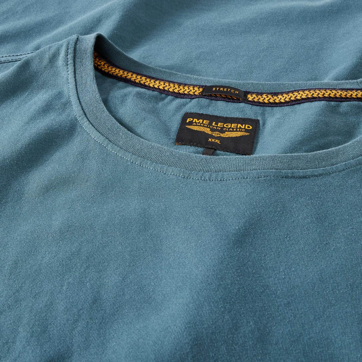 PME LEGEND T-Shirt mit Elasthan blau