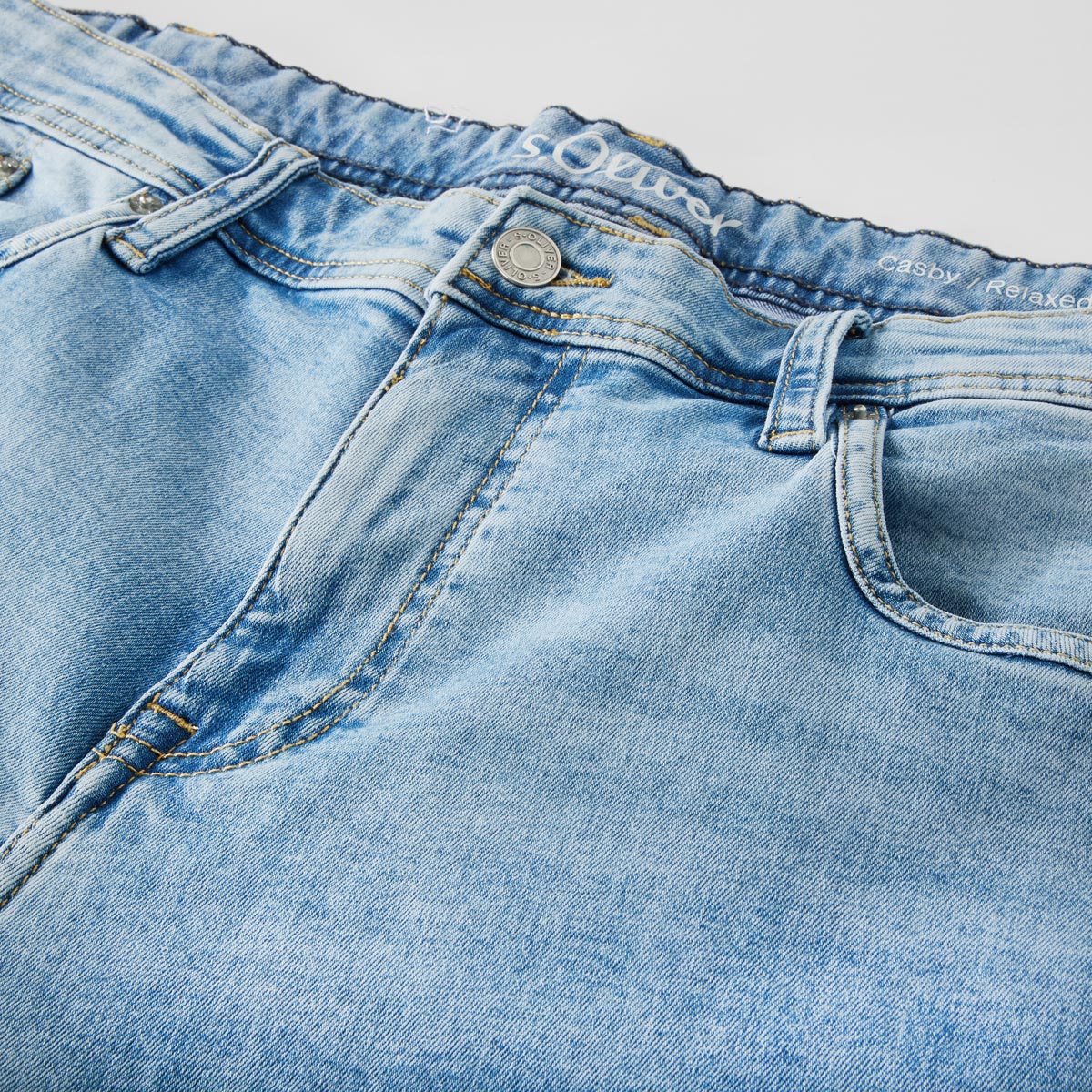 s.Oliver Jeans-Shorts" Casby" mit Hyperstretch blau