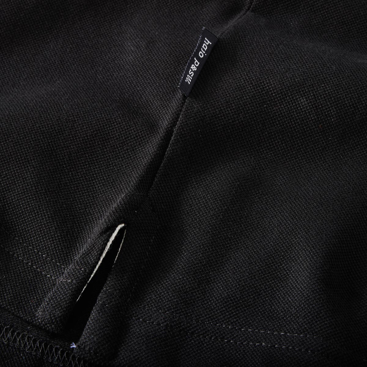 Hajo Poloshirt aus merzerisierter Baumwolle schwarz