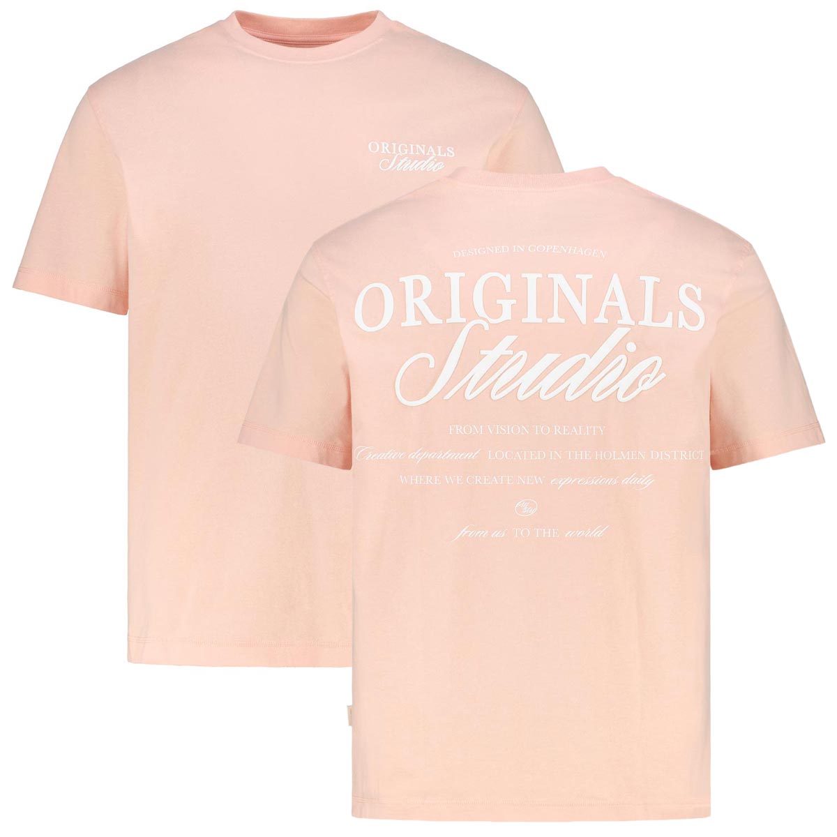T-Shirt mit Print auf Vorder- und Rückseite