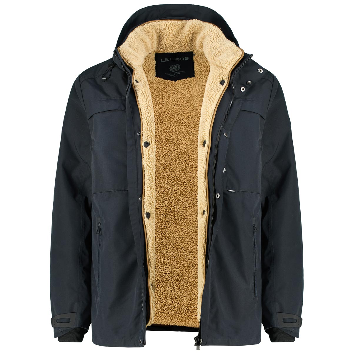 Lerros Funktionsjacke mit heraustrennbarem Innenfutter, wind- und wasserabweisend dunkelblau