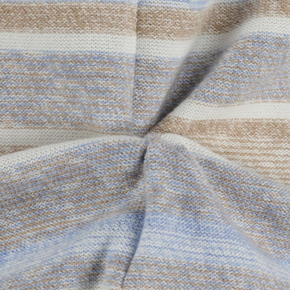 RAGMAN Poloshirt mit Allover-Muster blau/weiß