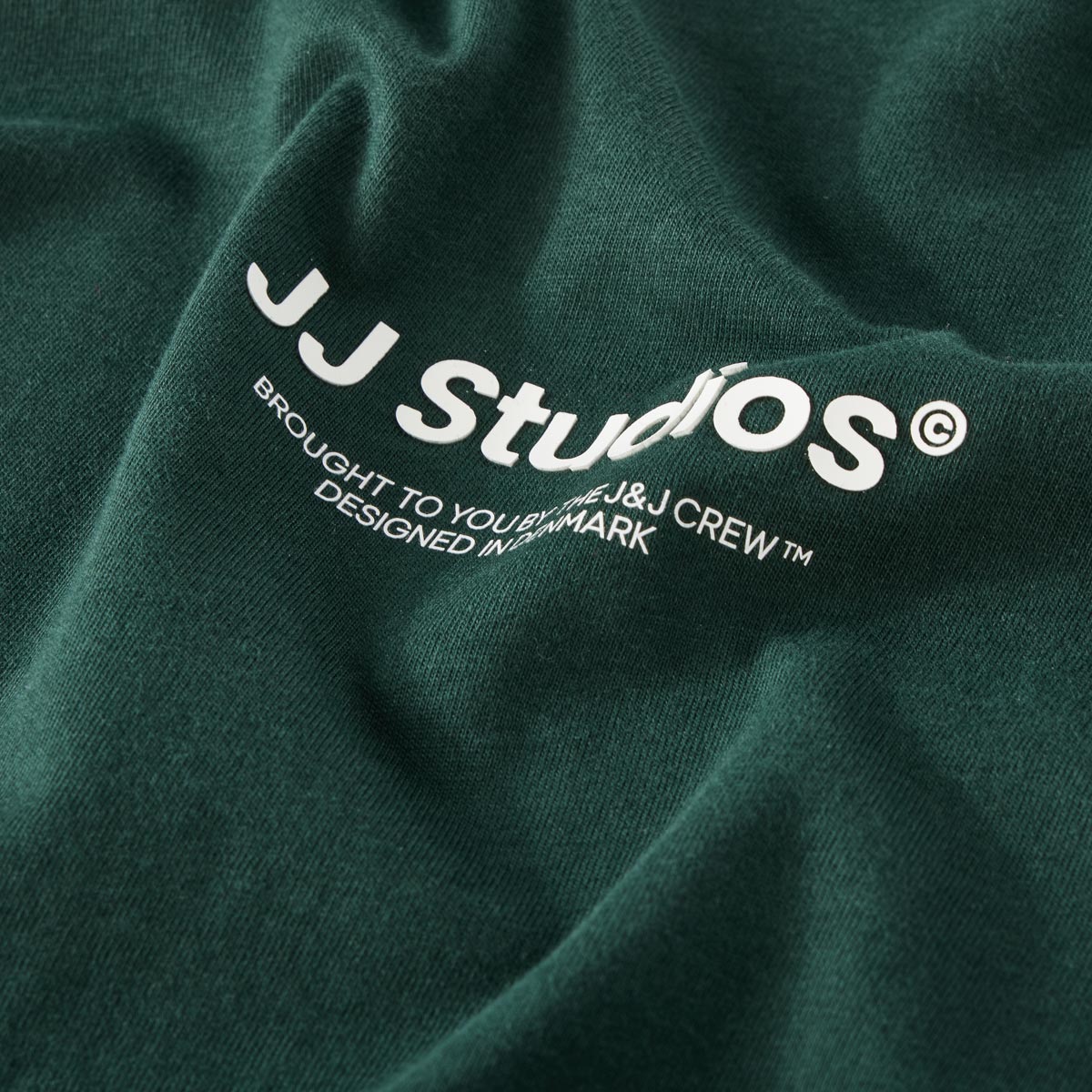 Jack&Jones T-Shirt aus Biobaumwolle dunkelgrün