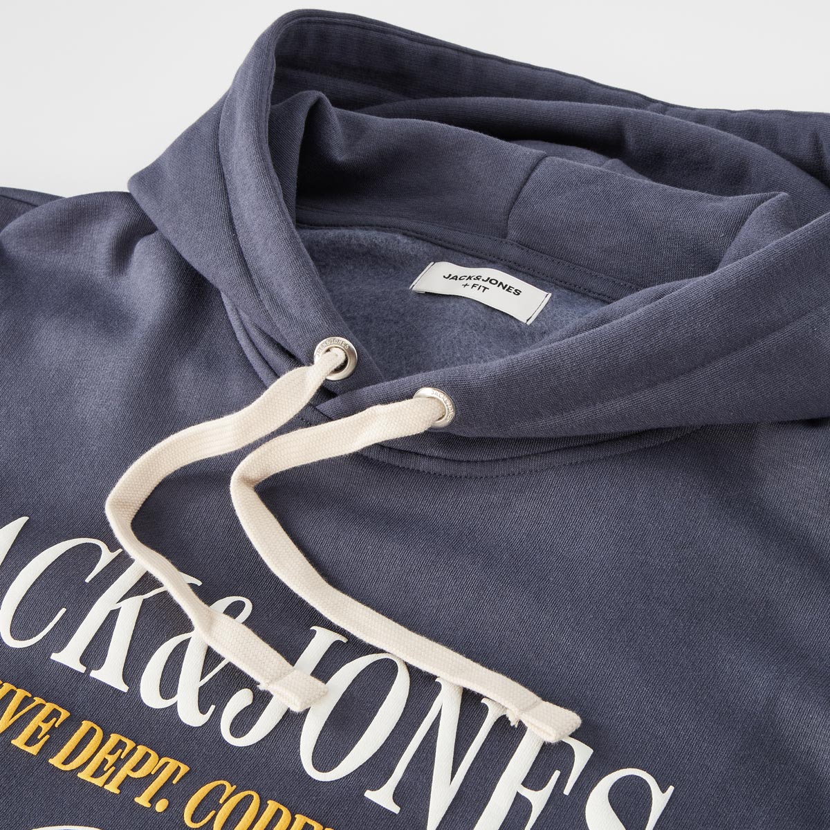 Jack&Jones Hoodie mit weicher Fleece-Innenseite grau