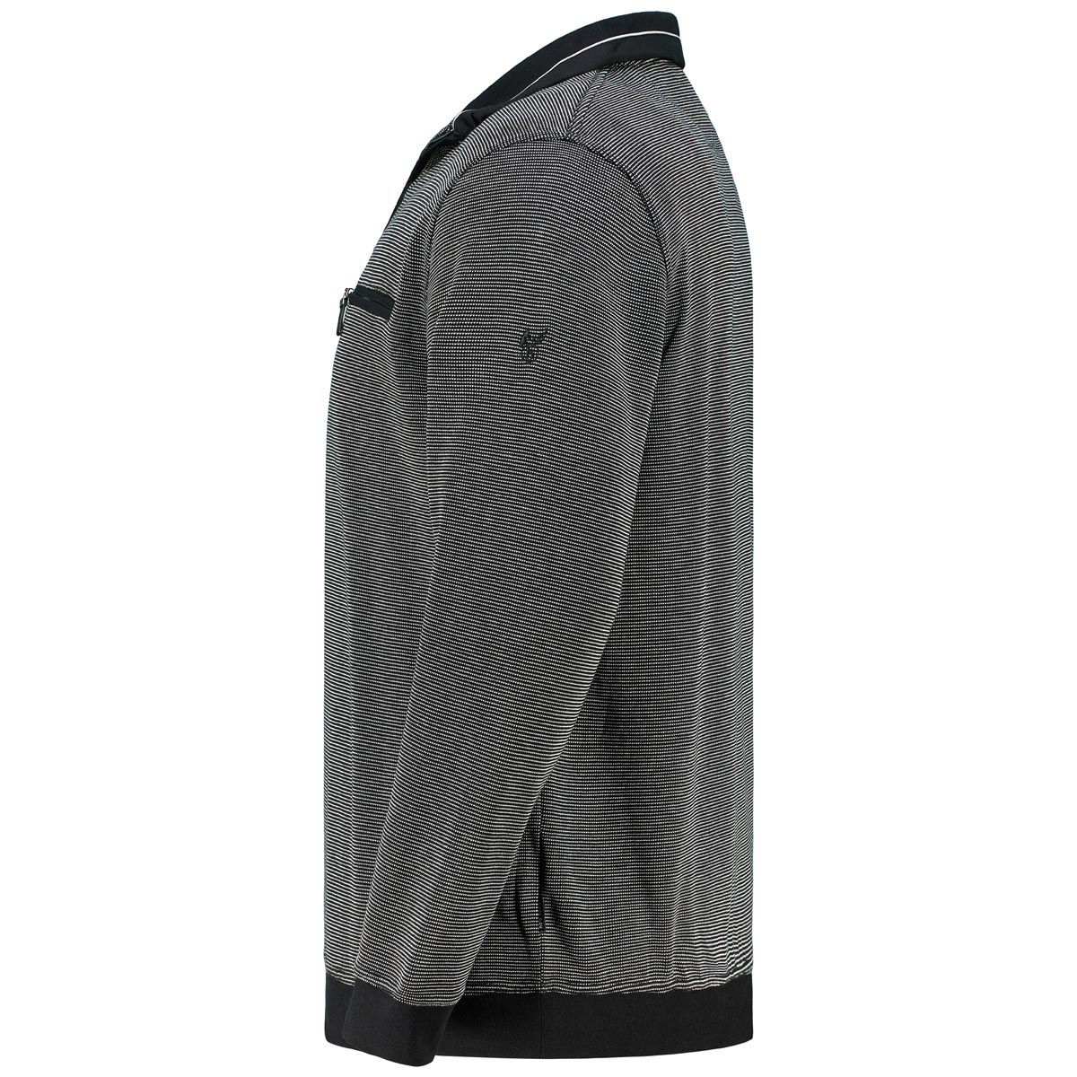 Hajo Sweatshirt "Stay Fresh", bügelfrei grau
