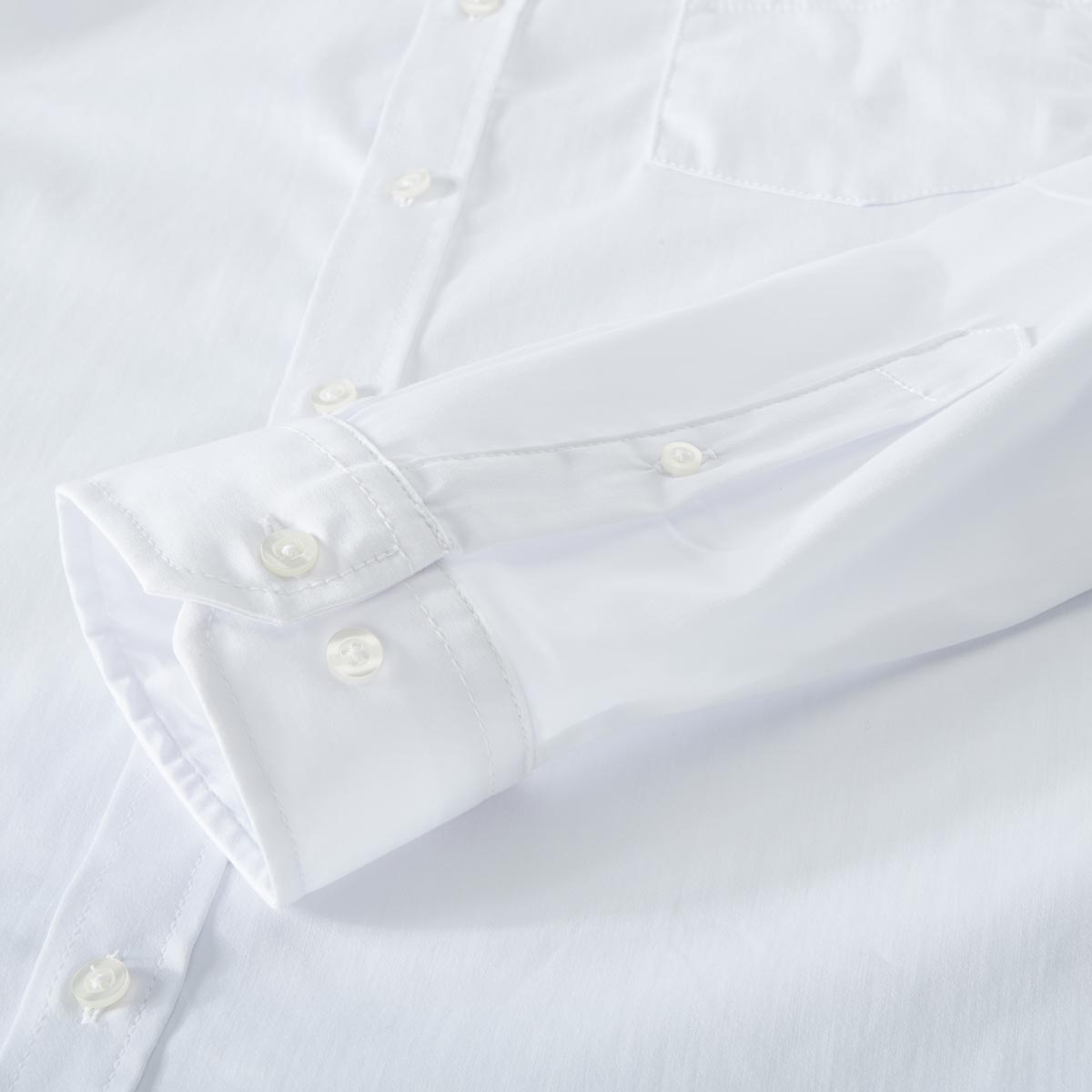 Pfundskerl Freizeithemd mit Stretch weiß