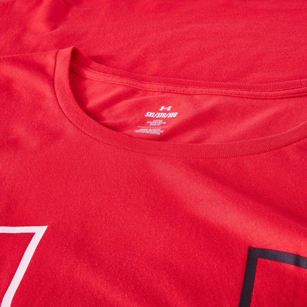 Under Armour T-Shirt aus Baumwollmischung Farbe rot Größe: 4XL günstig online kaufen