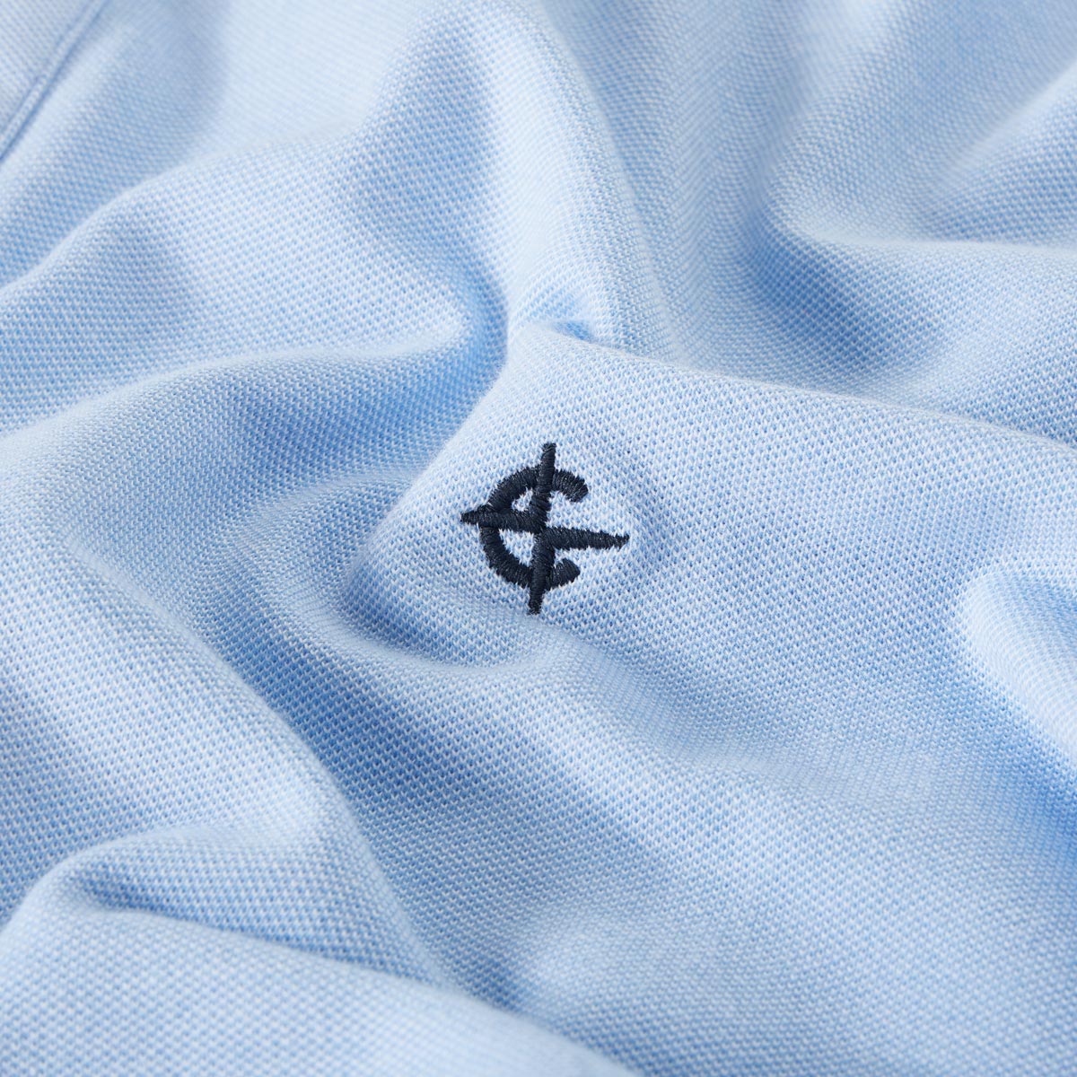 CASA MODA Poloshirt mit Elasthan blau