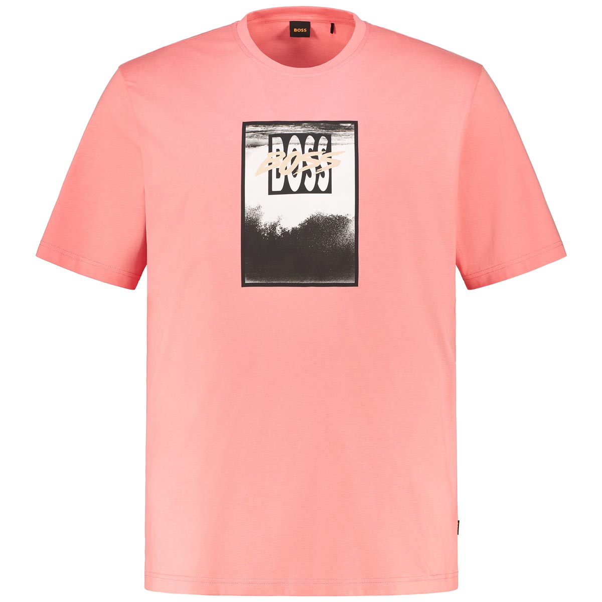 T-Shirt mit Label-Print